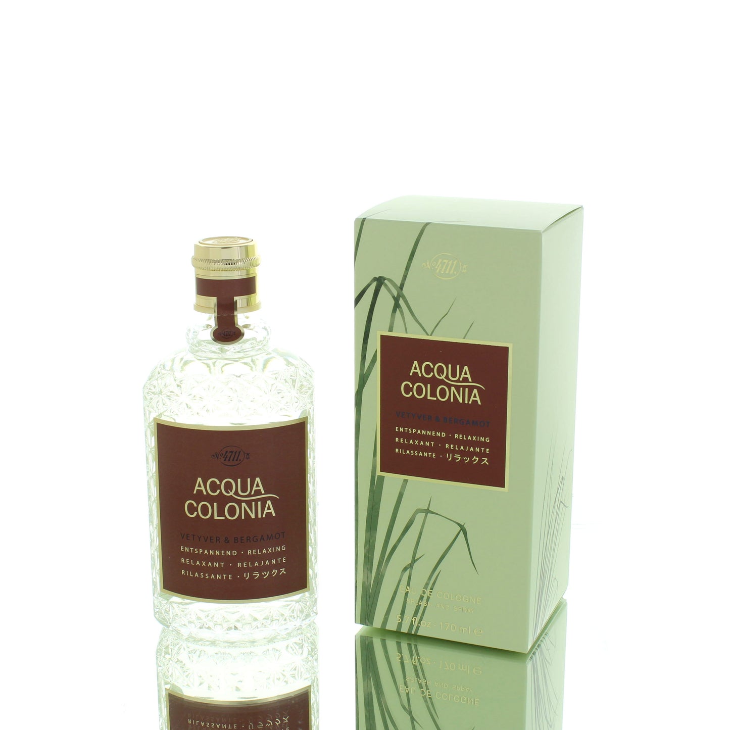4711 Acqua Colonia Vetyver & Bergamot For Man/Woman Eau De Cologne Perfume Boxed