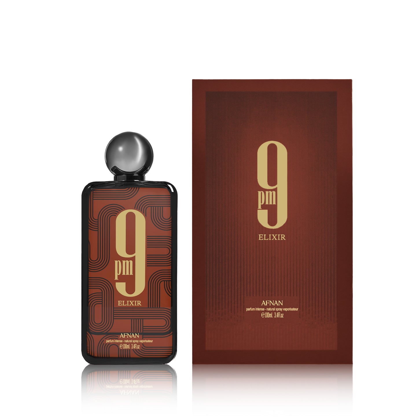 Afnan 9PM Elixir Eau De Parfum Fragrance Boxed