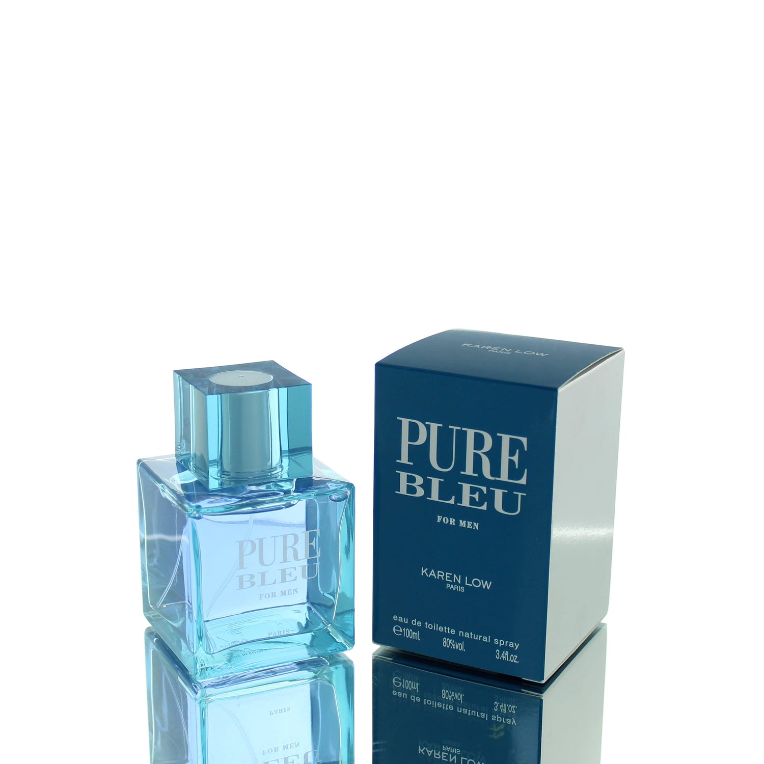 Karen Low Pure Blue For Man Eau De Toilette Perfume Boxed