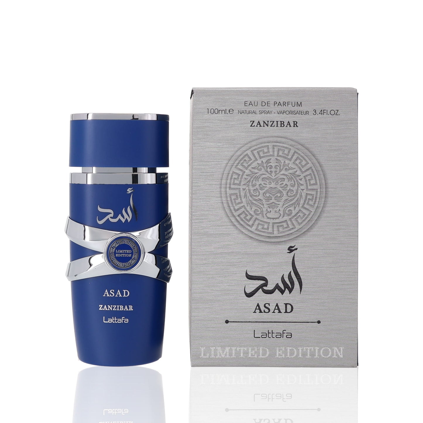 Lattafa Asad Zanzibar Limited Edition Eau De Parfum Fragrance Boxed