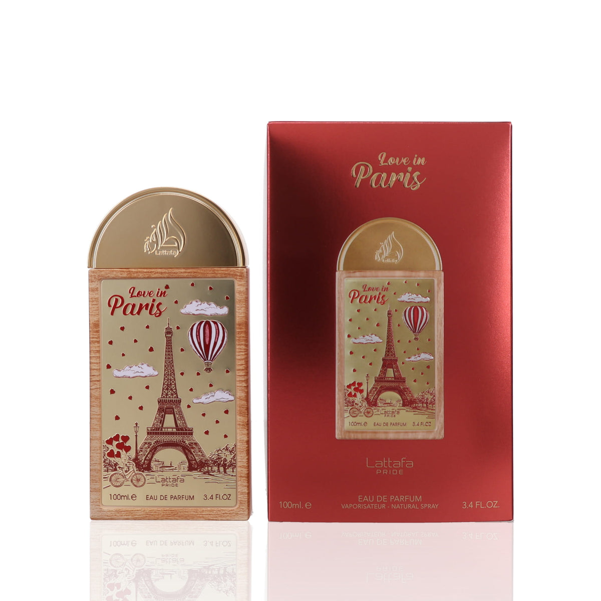 Lattafa Pride Love in Paris Eau De Parfum Fragrance Boxed
