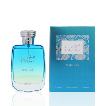 Rasasi Hawas Nautilus Eau De Parfum Fragrance Boxed