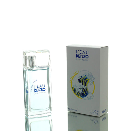Kenzo L'Eau Kenzo Pour Homme Hyper Wave For Man Eau De Toilette Perfume Boxed