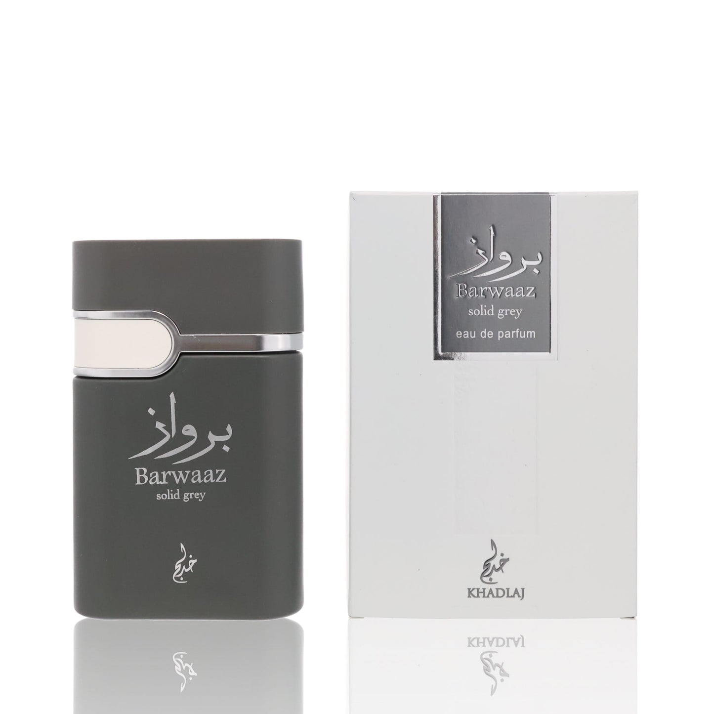 Khadlaj Barwaaz Solid Grey Eau De Parfum Fragrance Boxed
