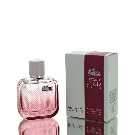 Lacoste L.12.12 Rose Eau Intense For Woman Eau De Toilette Perfume Boxed