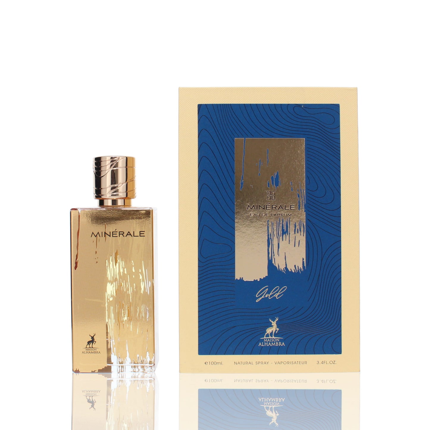 Lattafa Maison Alhambra Minerale Gold Eau De Parfum Fragrance Boxed