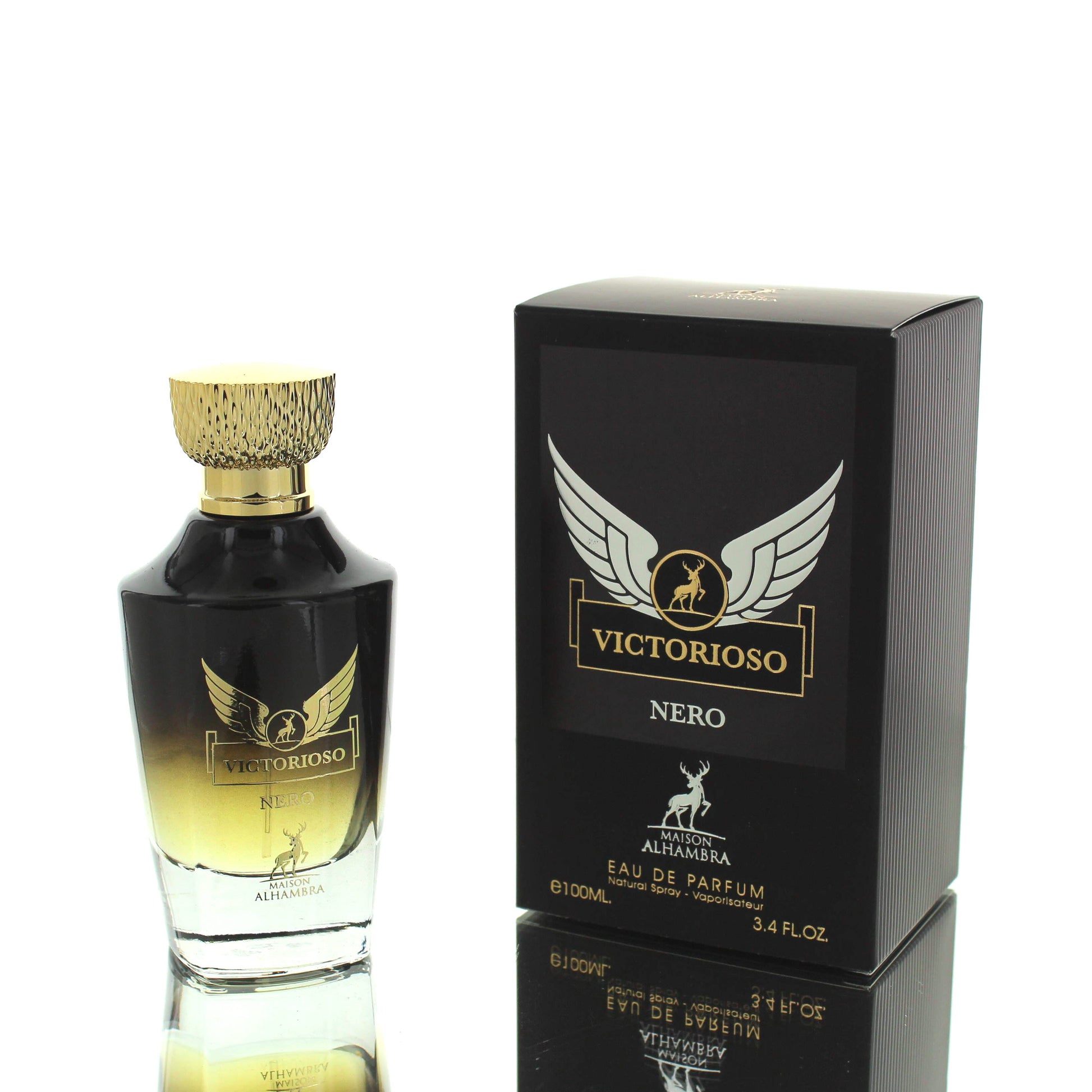 Lattafa Maison Alhambra Victorioso Nero For Man/Woman Eau De Parfum Perfume Boxed