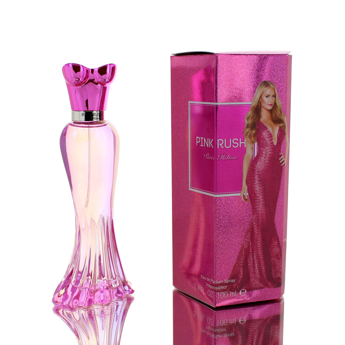 Pink Rush Color Paris Hilton Pink Rush For Woman Eau De Parfum Perfume Boxed