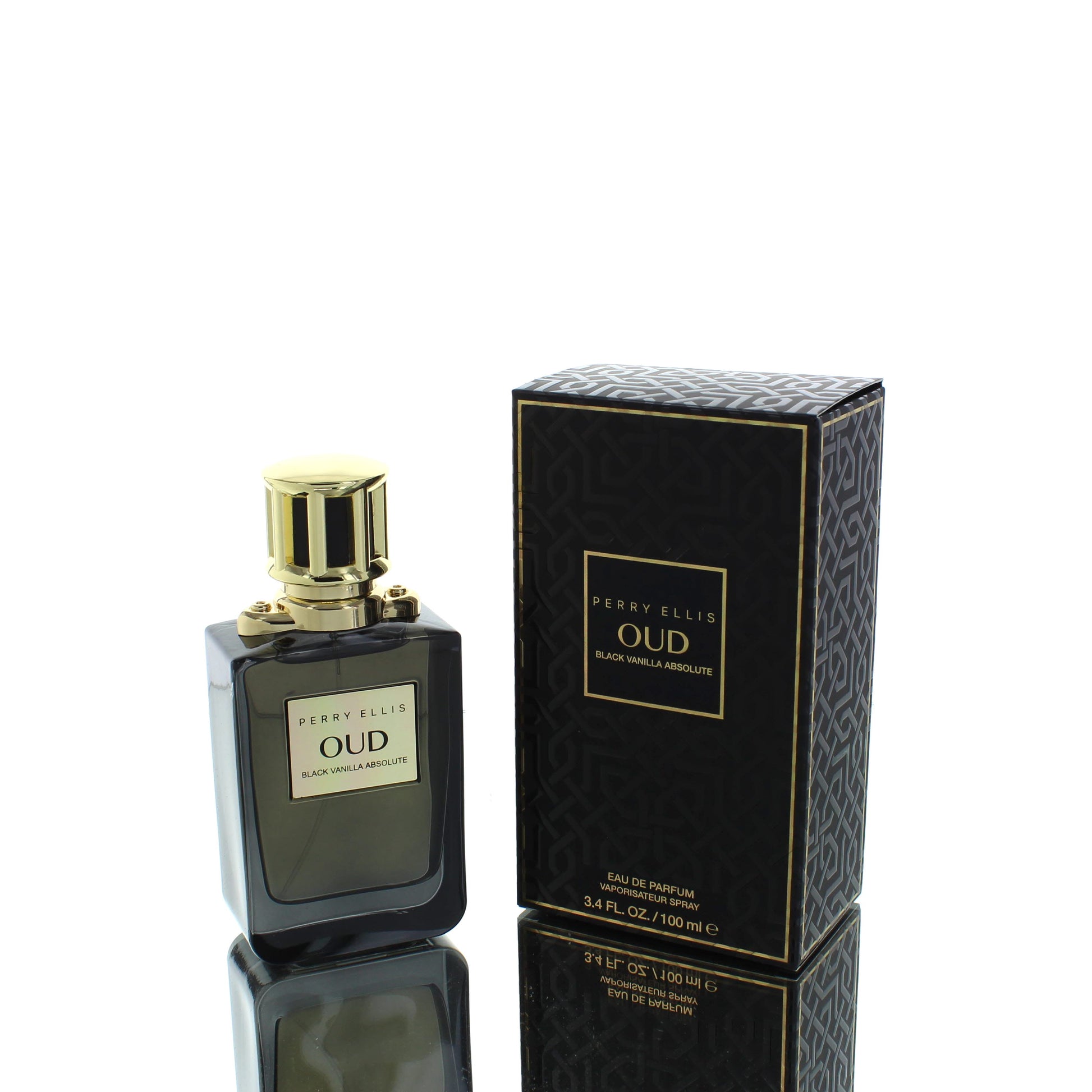 Perry Ellis Oud Black Vanilla Absolute For Man Eau De Parfum Perfume Boxed
