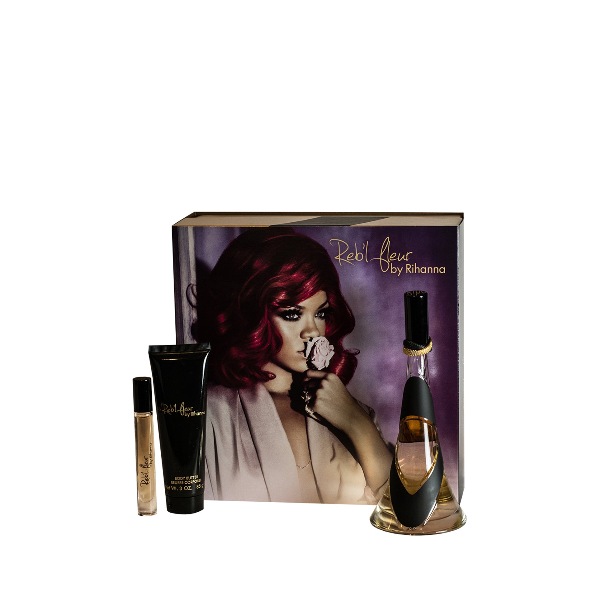 Rihanna Rebel Fleurs Classic (Pink) For Woman Eau De Parfum Perfume Gift Set