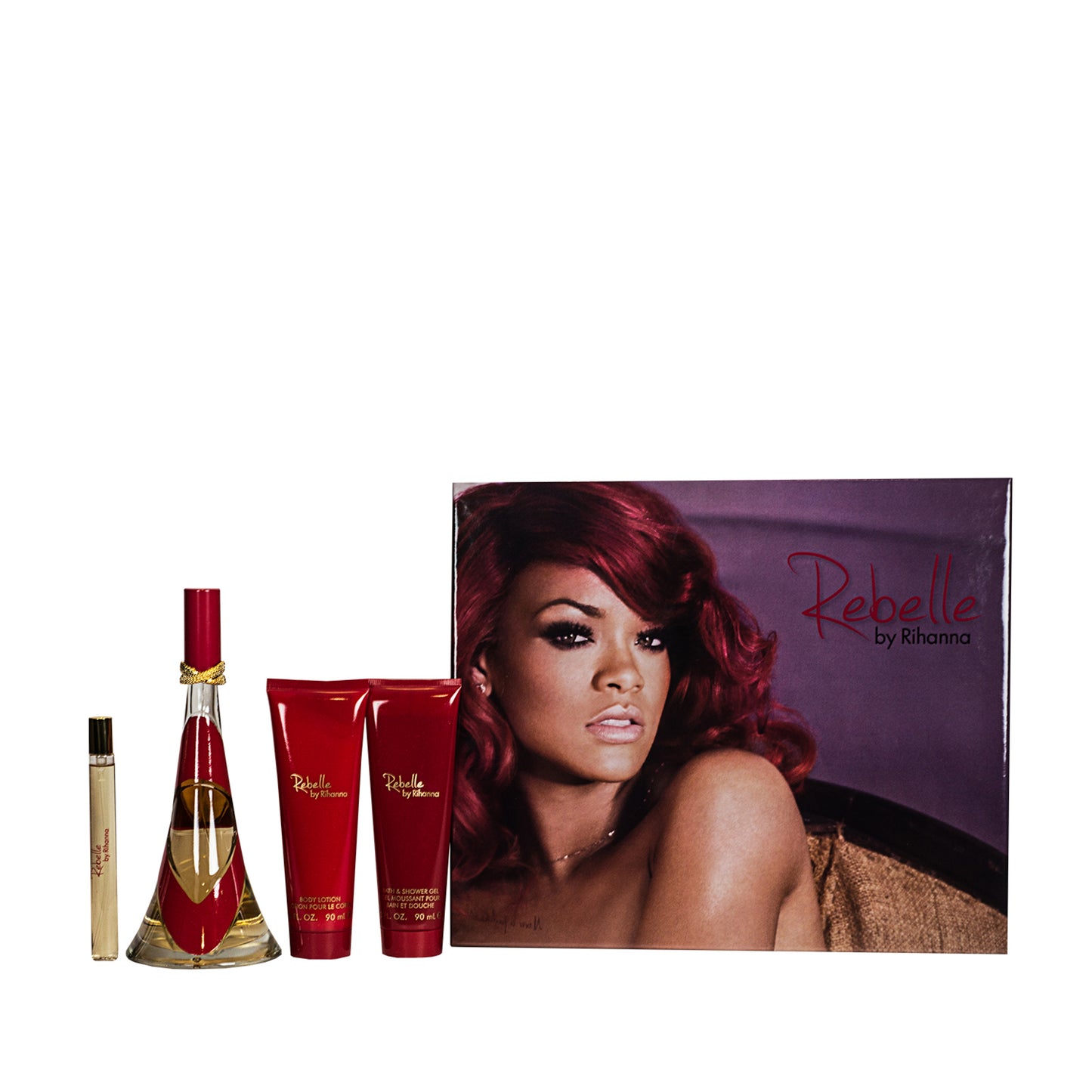 Rihanna Rebelle (Red) For Woman Eau De Parfum Perfume Gift Set