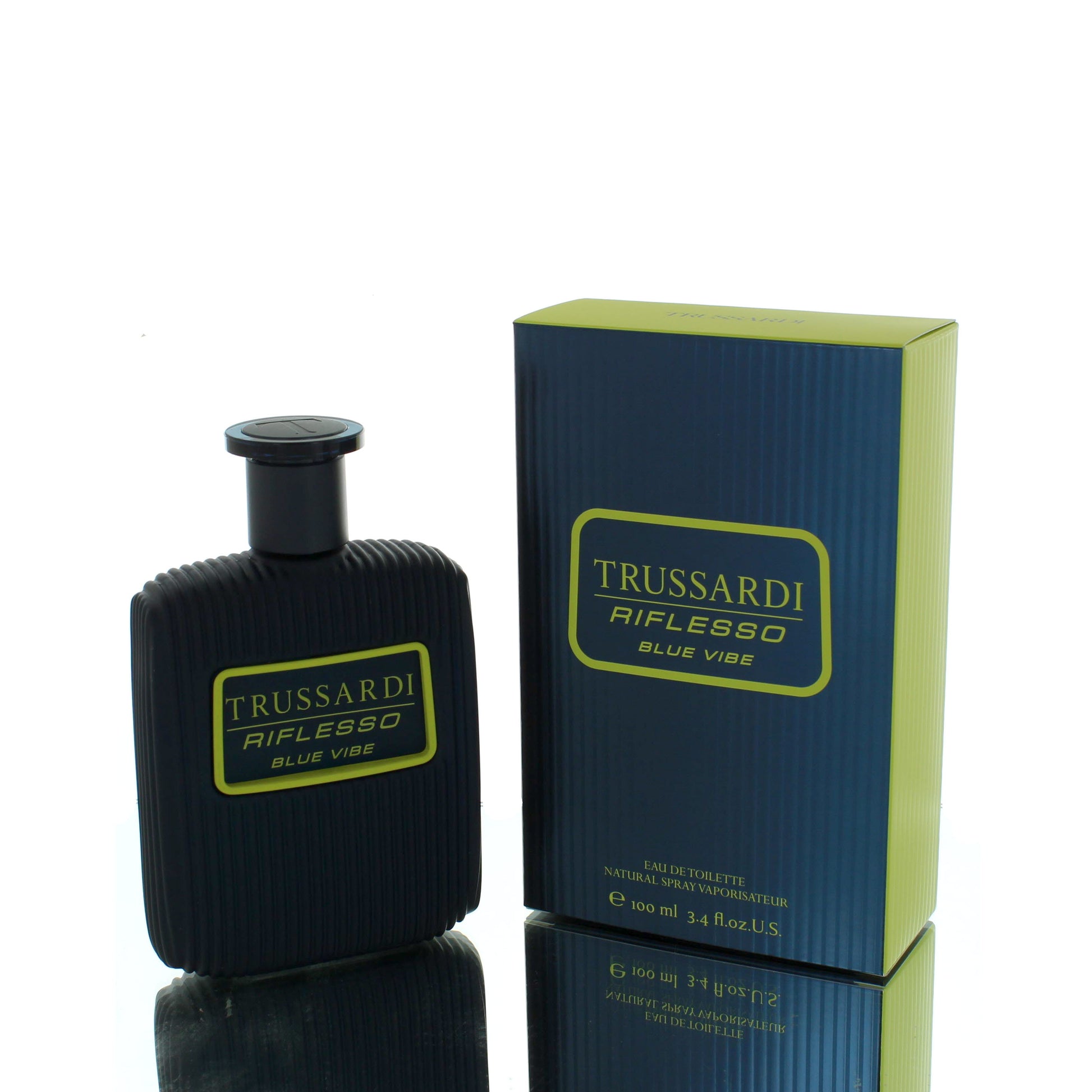 Trussardi Riflesso Blue Vibe For Man Eau de Toilette Perfume Boxed