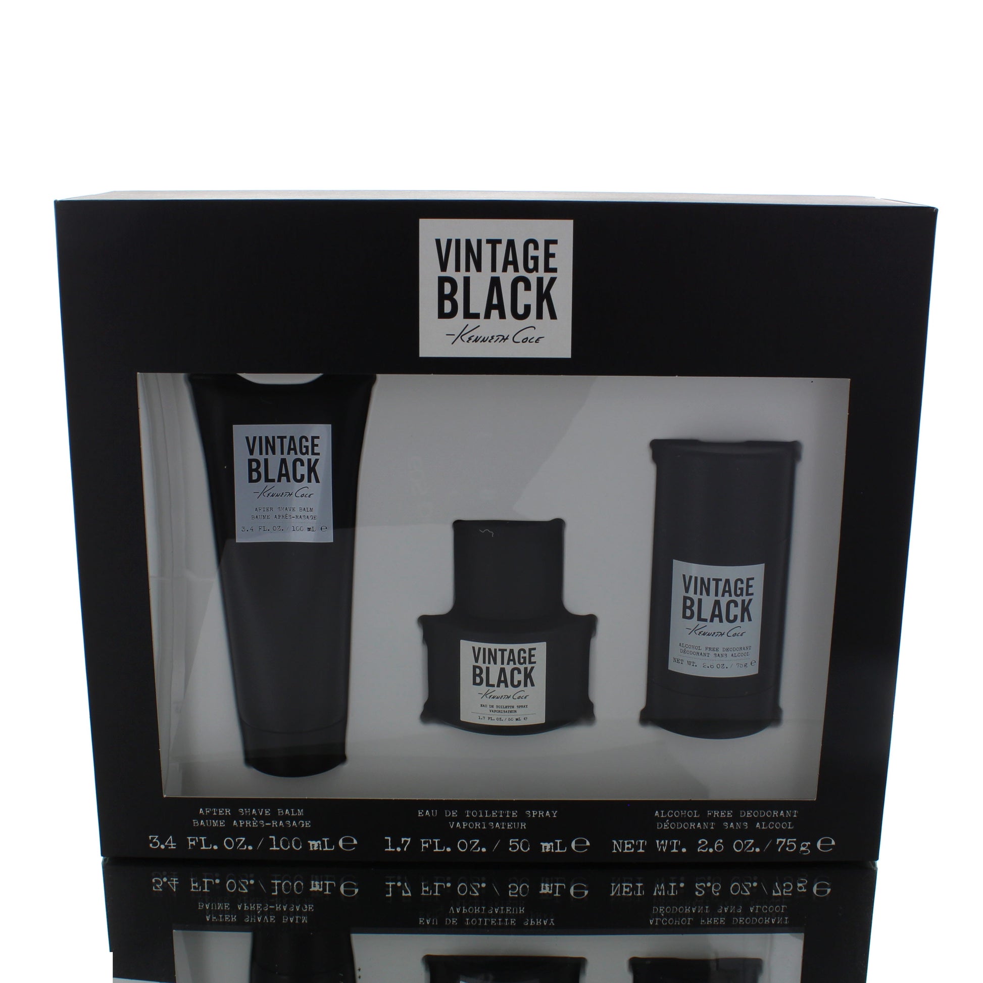 Kenneth Cole Vintage Black Edition For Man Eau De Toilette Perfume Gift Set